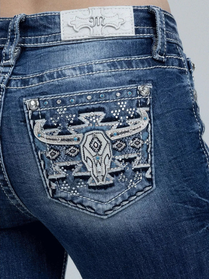 Miss Me Steerhead Bootcut Jeans