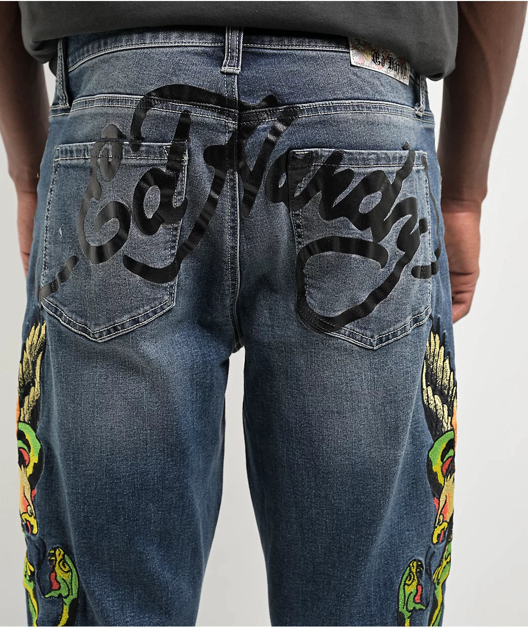Ed Hardy Eagle Snake Slim Jeans