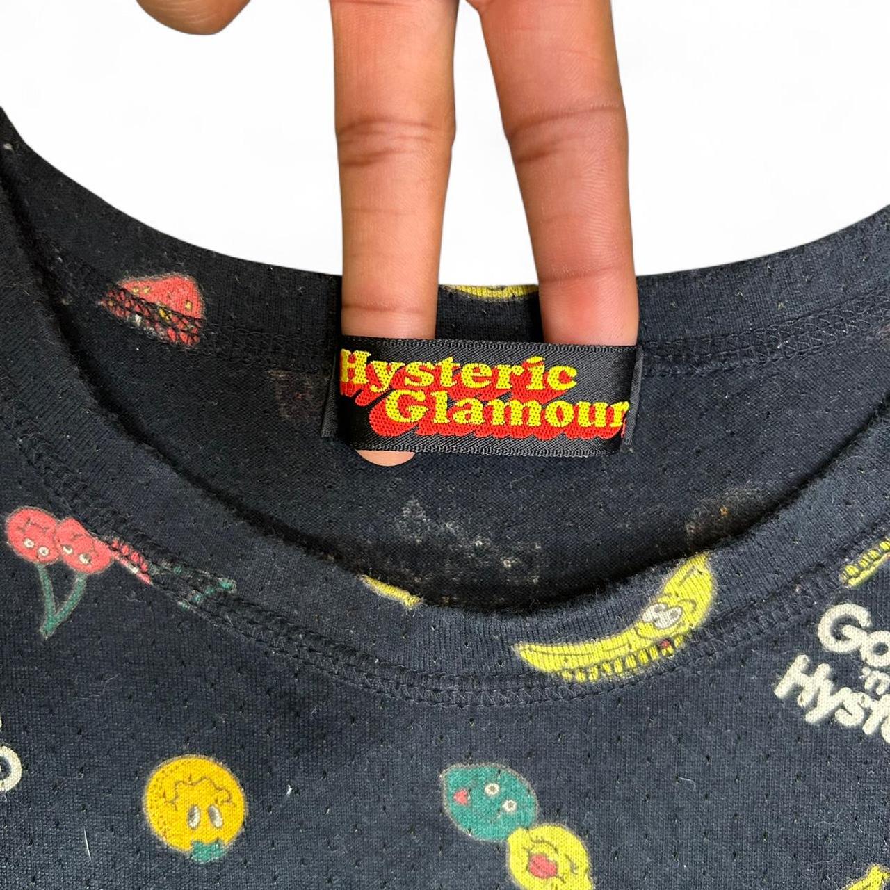 Hysteric Glamour 90s Vintage Black Fruits Tank Top