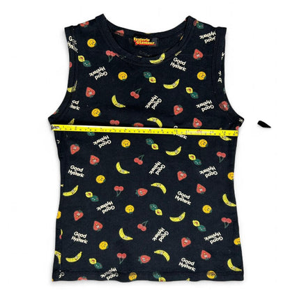 Hysteric Glamour 90s Vintage Black Fruits Tank Top