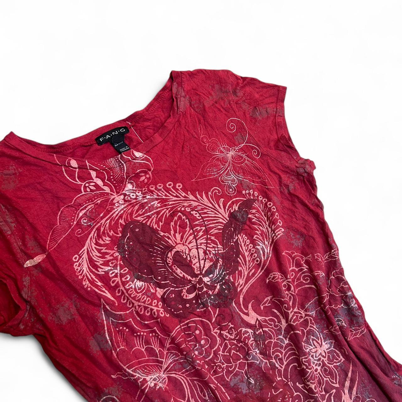 FANG Butterfly Baby Tee Y2K