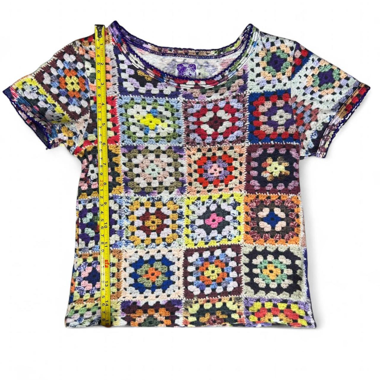 Muchacha Crochet Print Baby Tee