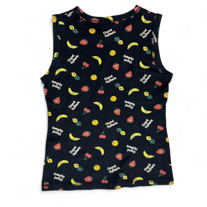 Hysteric Glamour 90s Vintage Black Fruits Tank Top