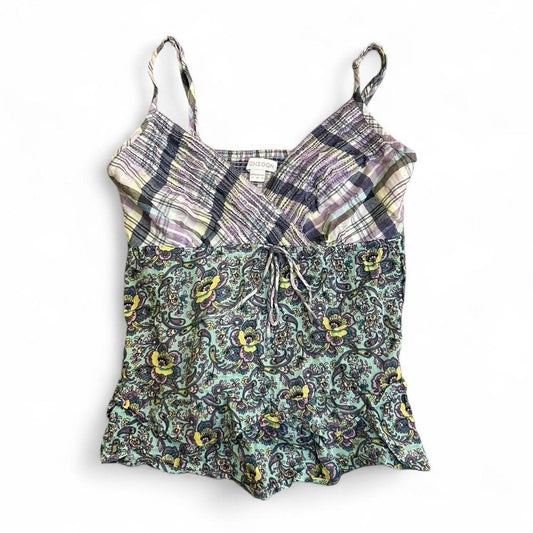 Plaid Y2K Cami Tank Top