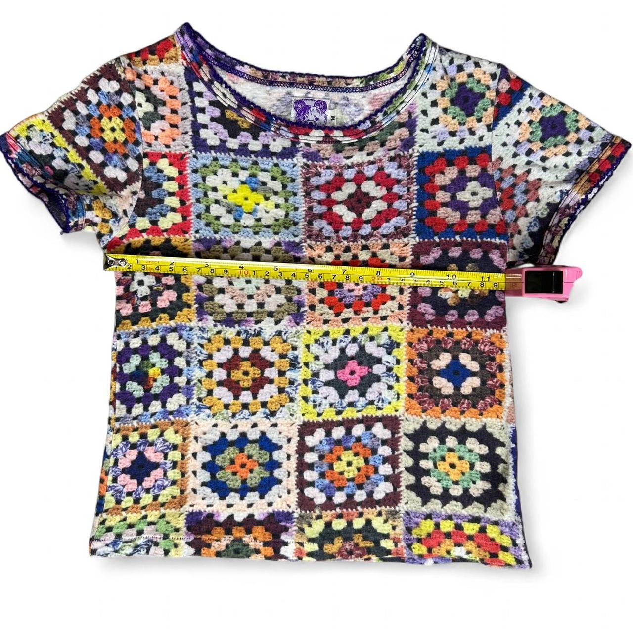 Muchacha Crochet Print Baby Tee