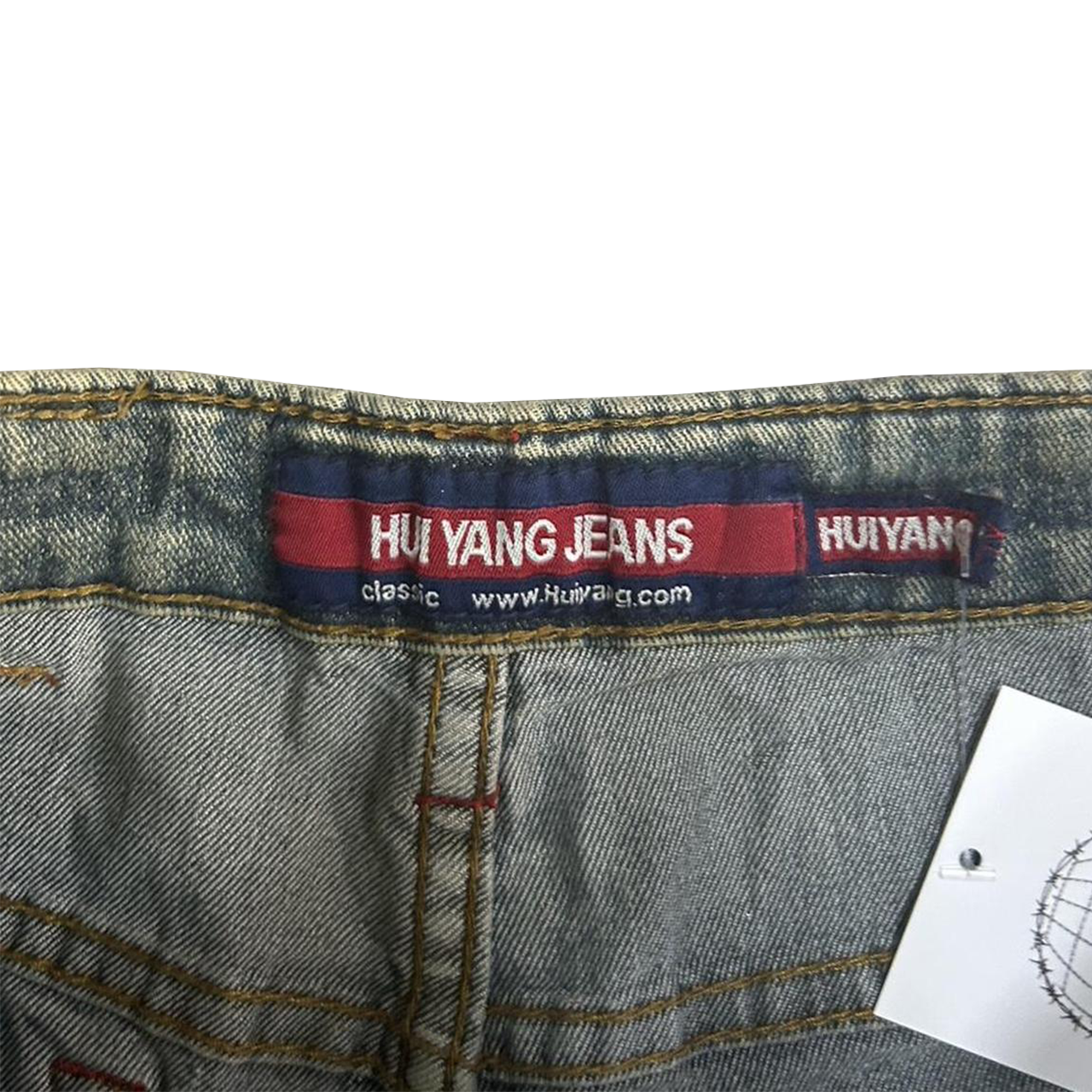 Women's Zipper Pocket Grunge Jeans