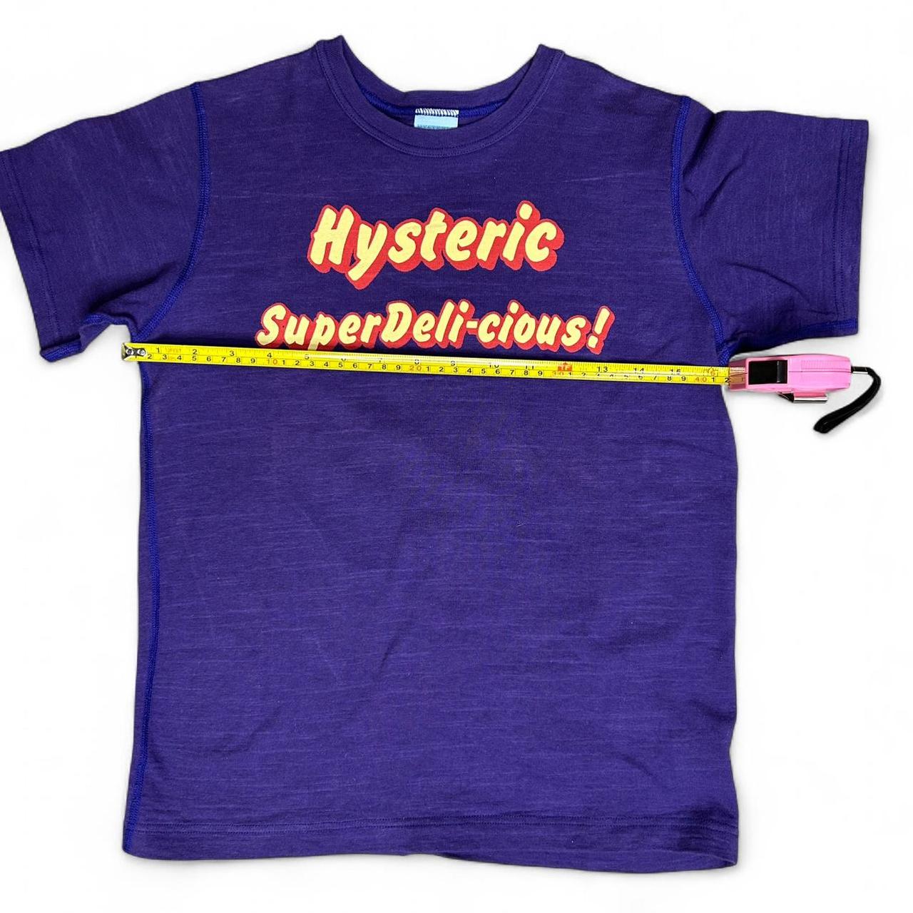 Hysteric Glamour Purple Super-delicious Baby Tee