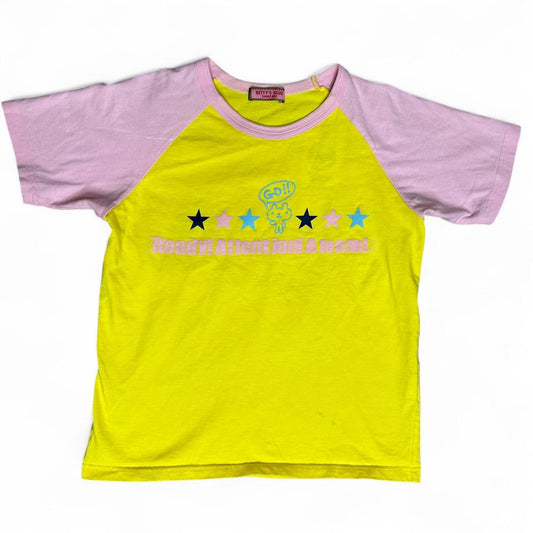 Betty’s Blue Yellow & Pink Star Baby Tee