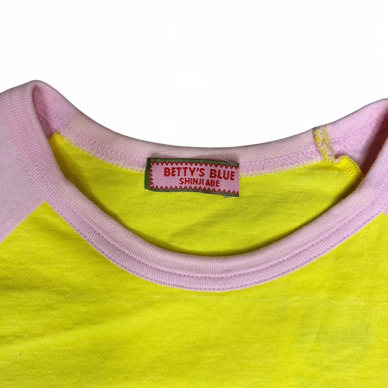 Betty’s Blue Yellow & Pink Star Baby Tee