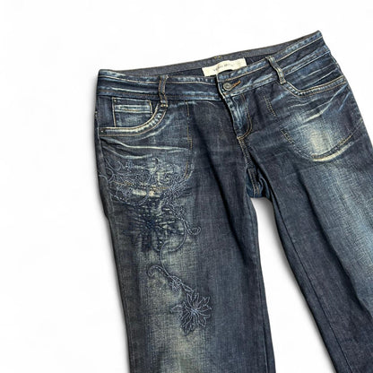 Y2K Grunge Low Rise Vagabond Jeans