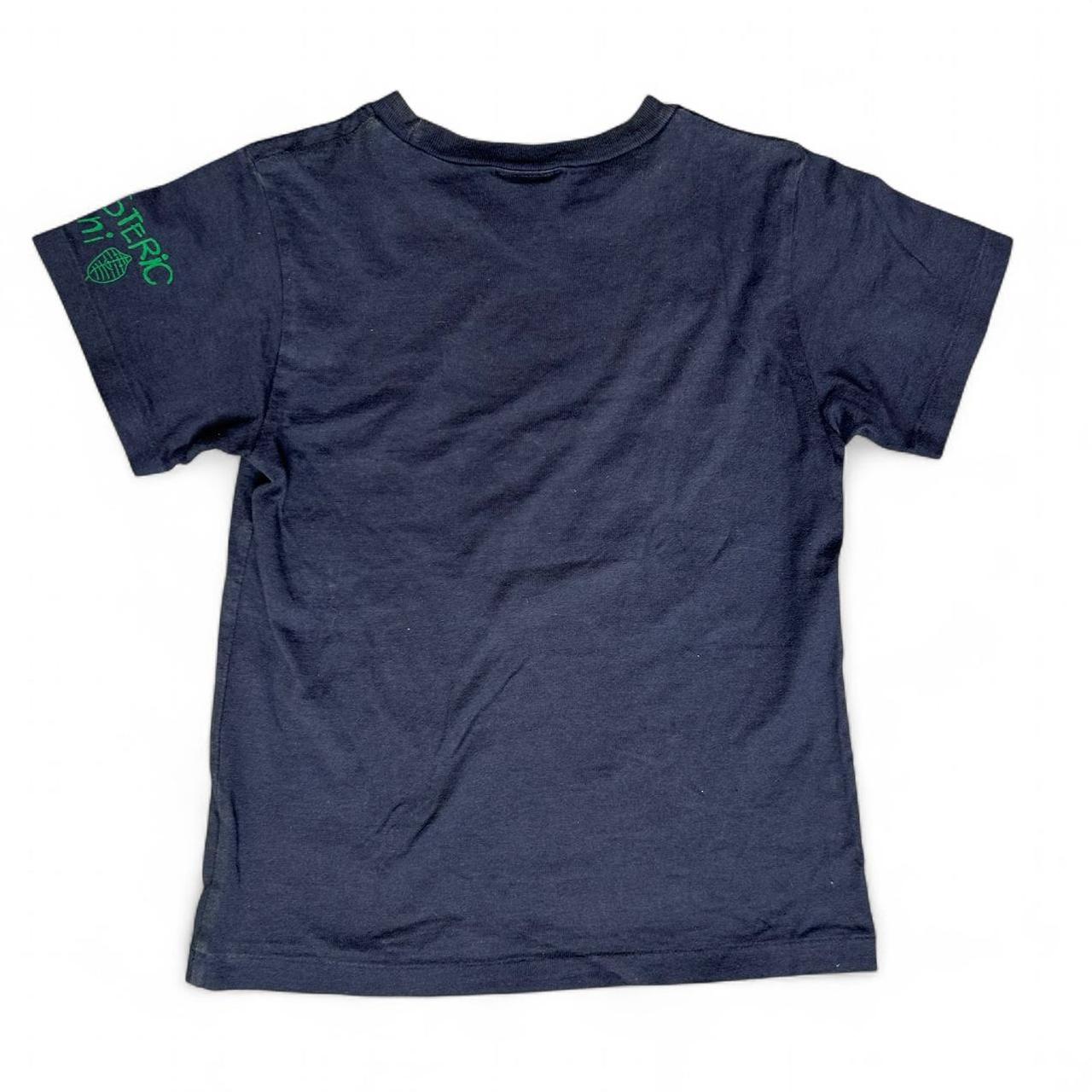 Hysteric Glamour Women's Navy and Red T-shirt