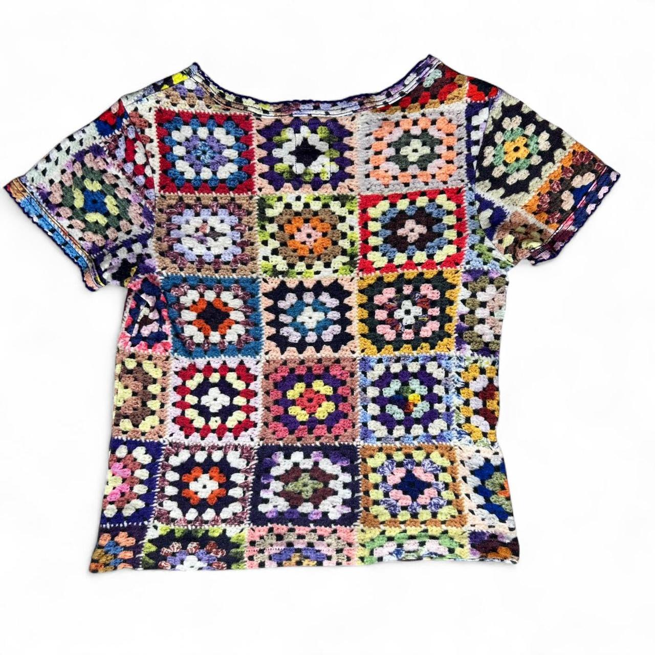 Muchacha Crochet Print Baby Tee