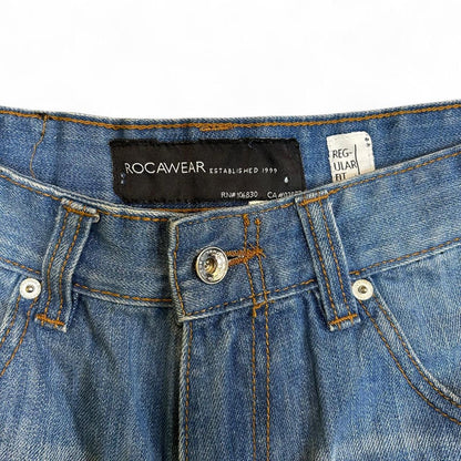 Y2K Rocawear Men's Blue Shorts