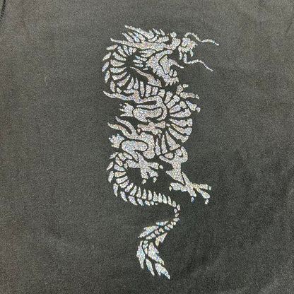 90s Fitted Sparkle Dragon Tank