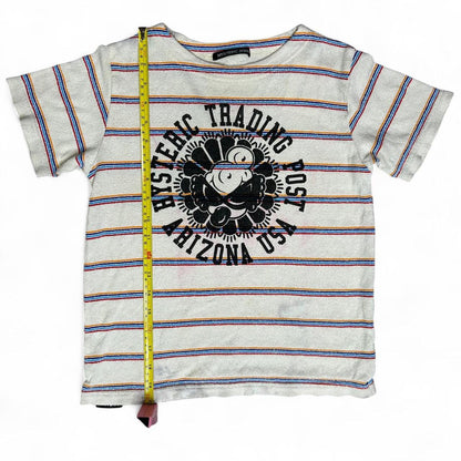 Hysteric Mini Trading Post Striped Baby Tee
