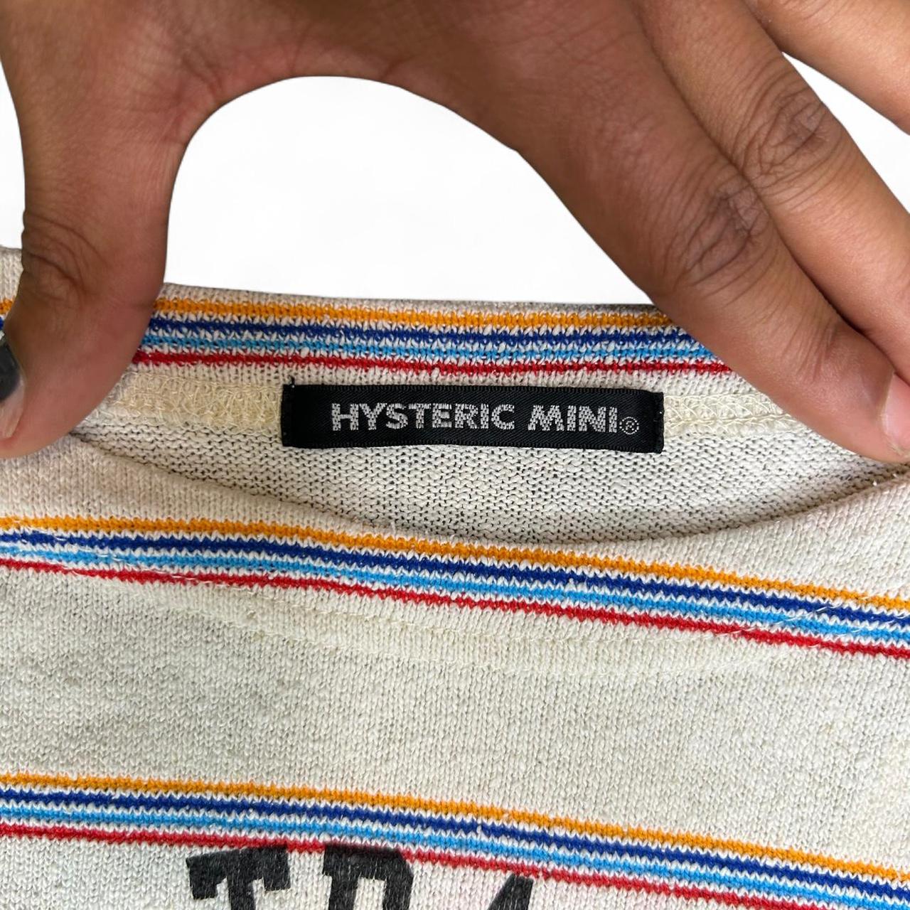 Hysteric Mini Trading Post Striped Baby Tee