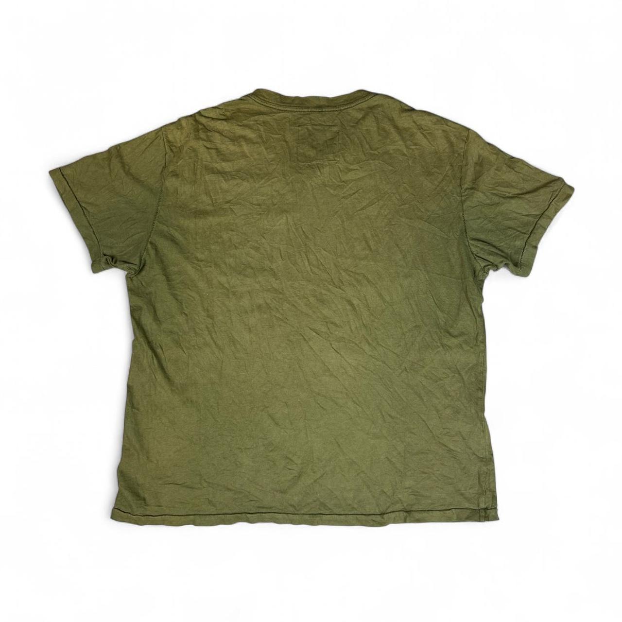 Army Green Fleur De Lis Tee