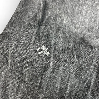 Y2K Joker Brand Grey Baggy Jeans