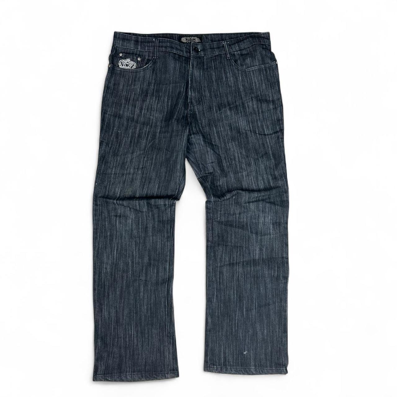 Vintage Crown Baggy Dark Wash Jeans