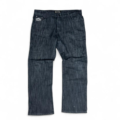 Vintage Crown Baggy Dark Wash Jeans
