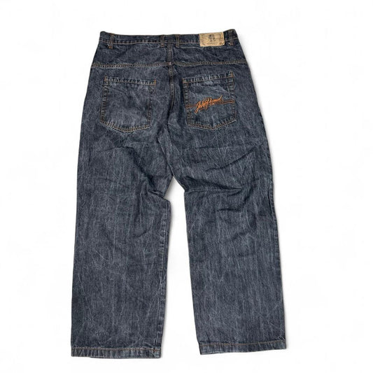 Y2K Joker Brand Grey Baggy Jeans