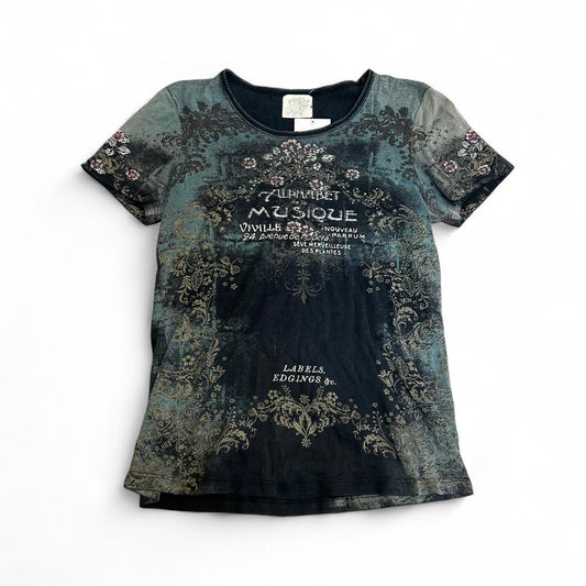 Women's Grunge Y2K Baby Tee