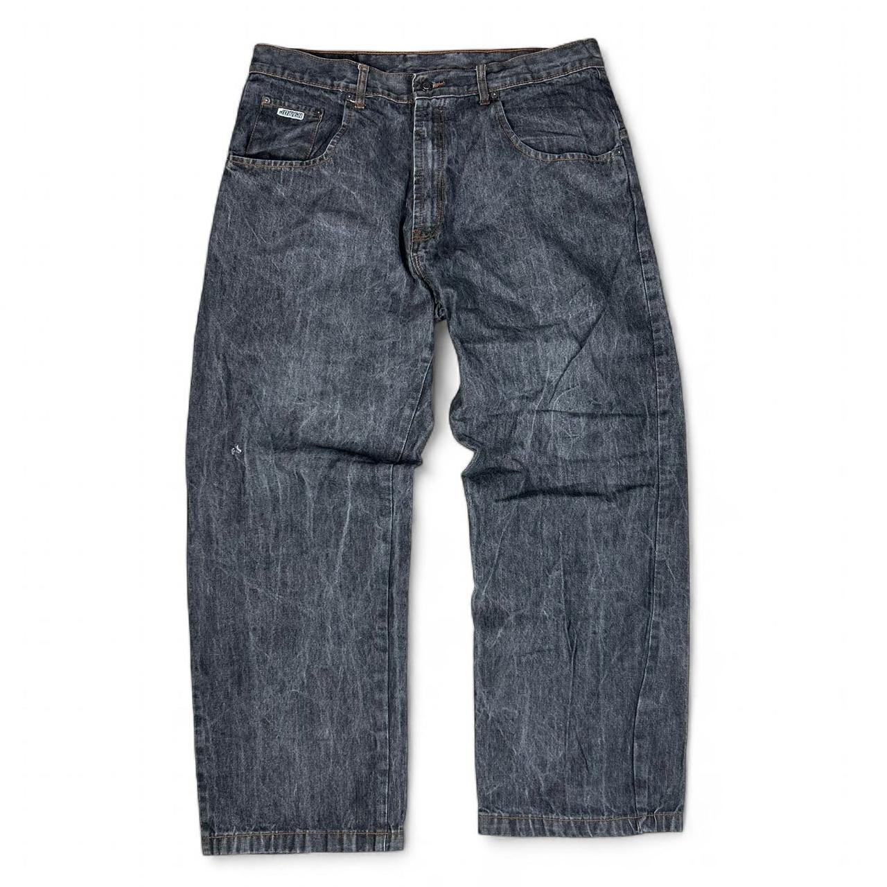 Y2K Joker Brand Grey Baggy Jeans