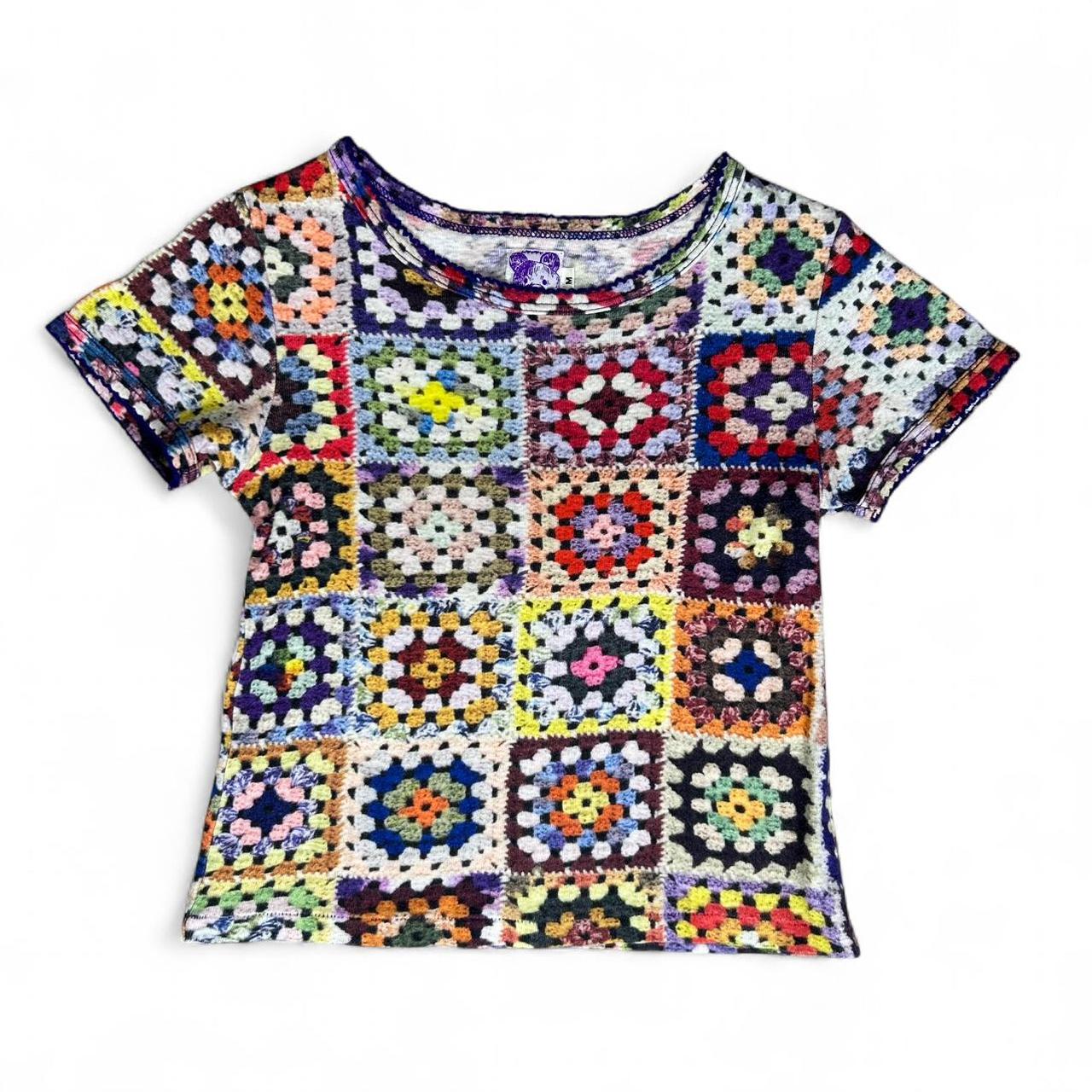 Muchacha Crochet Print Baby Tee