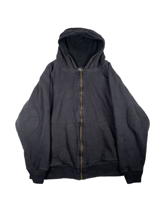 2000's Thermal Lined Navy Zip Up-Hoodie