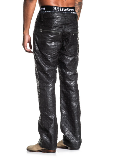 Affliction Quilted Cross Pant