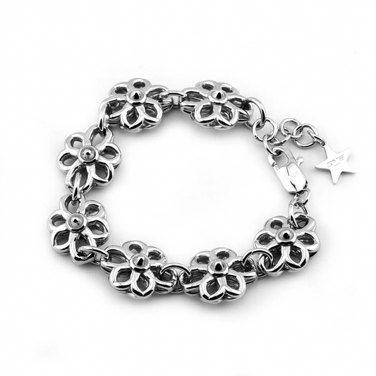 Personal Fears Floral Link Bracelet