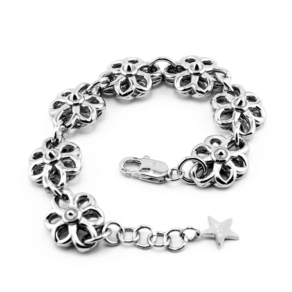 Personal Fears Floral Link Bracelet
