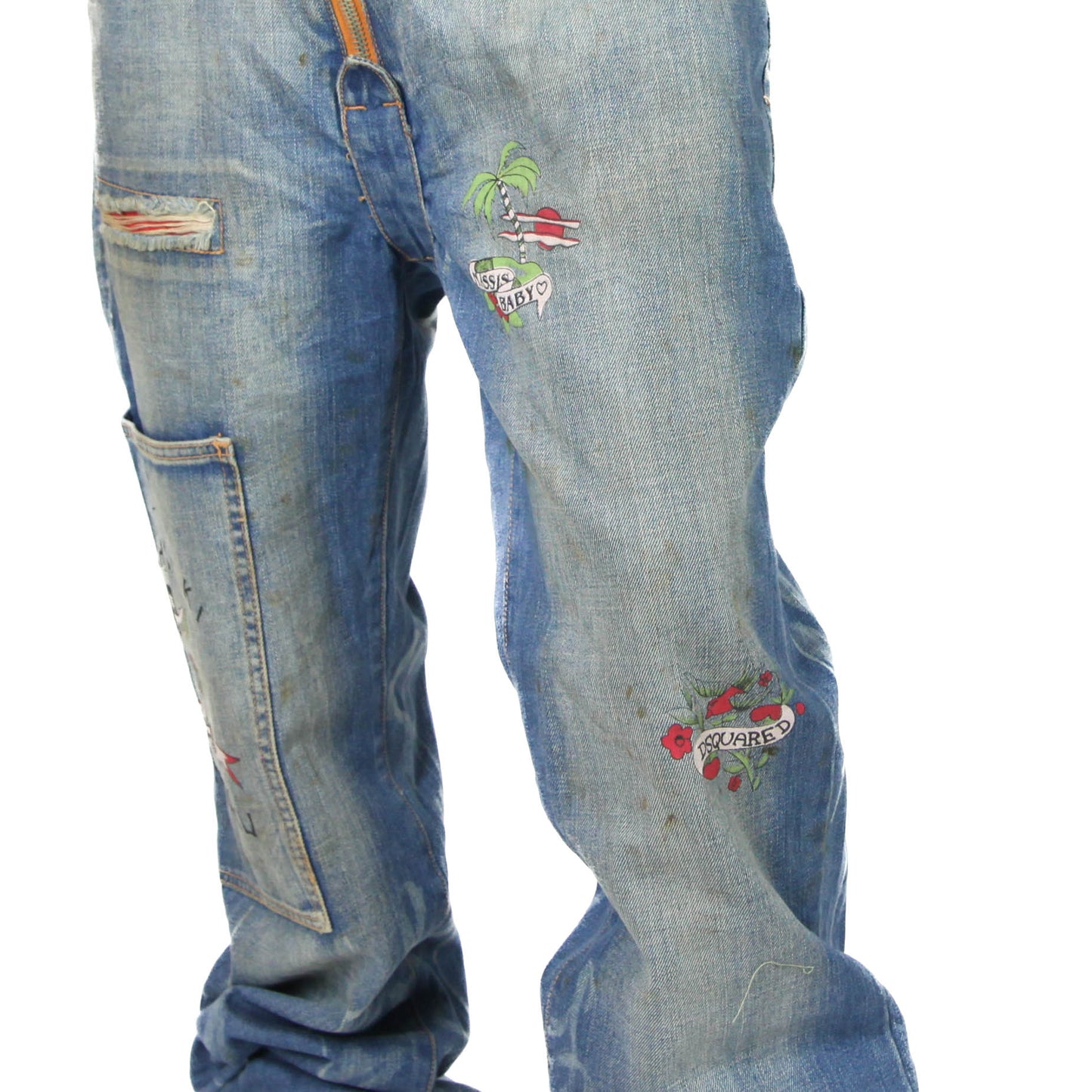 D-Squared "Nassis Baby" Distressed Jeans