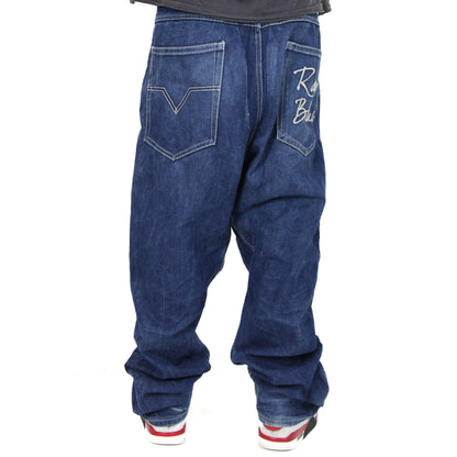 Raw Blue Baggy Jeans