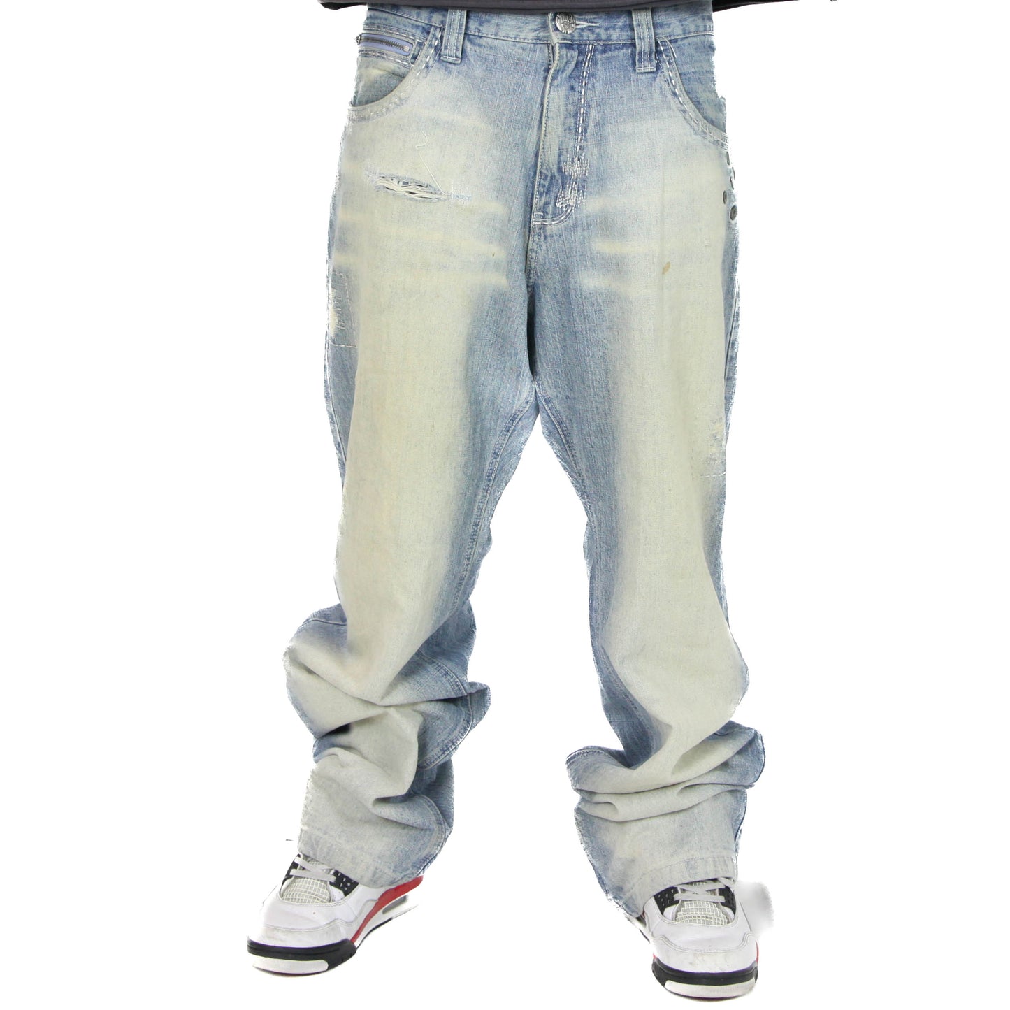 Miskeen Originals Faded Baggy Jeans