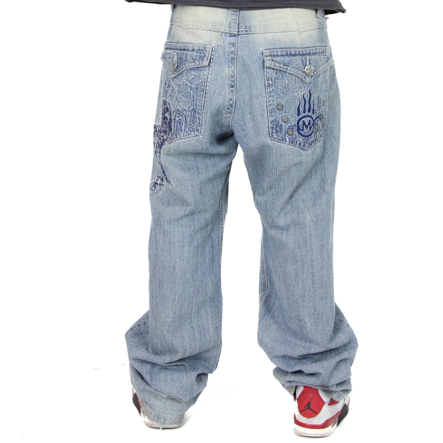 Miskeen Originals Faded Baggy Jeans