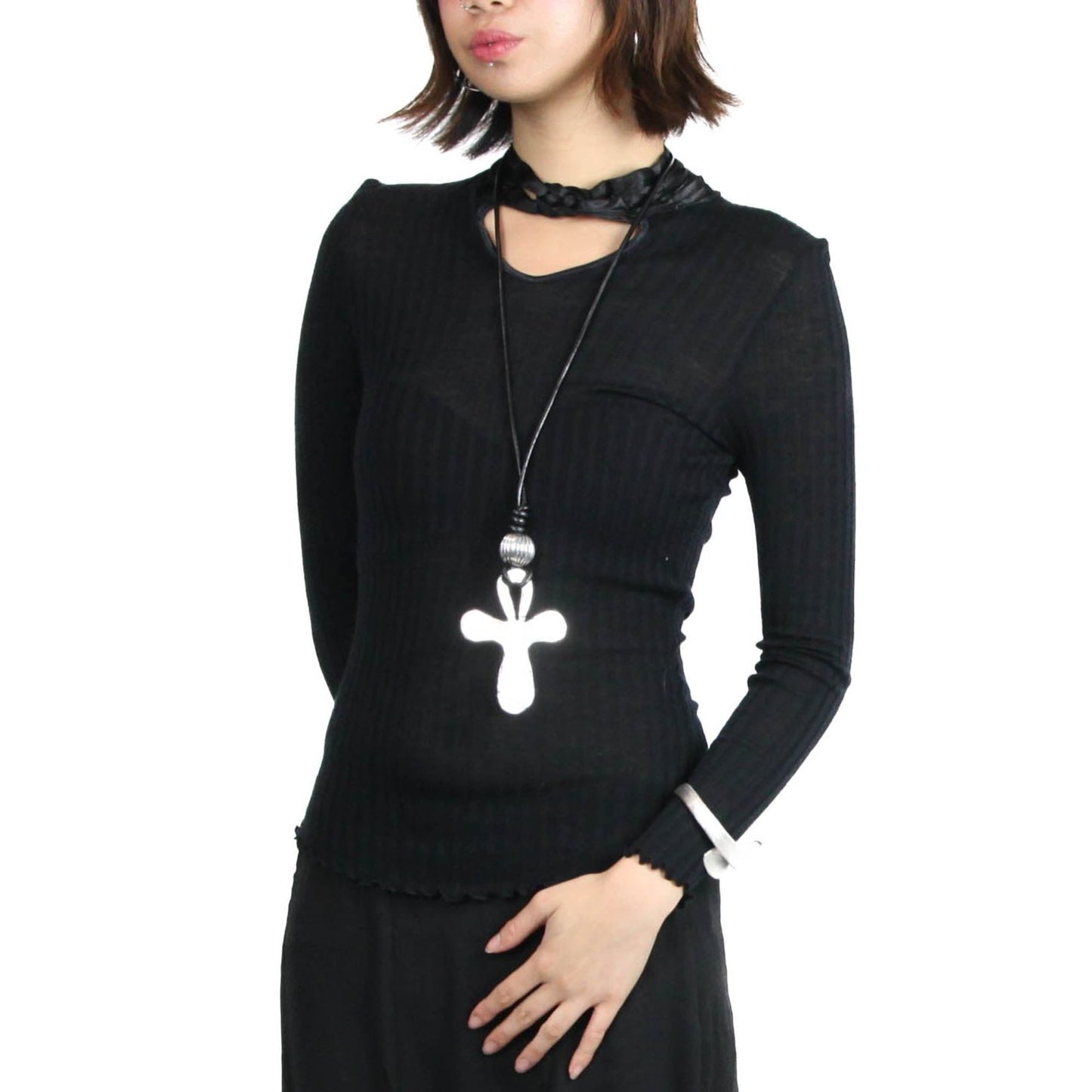 1920 Vintage Witch Costume Long Sleeve Shirt