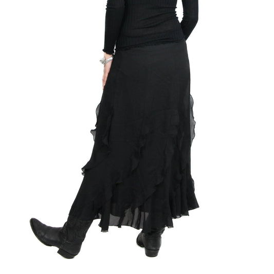 1920 Vintage Witch Costume Maxi Skirt