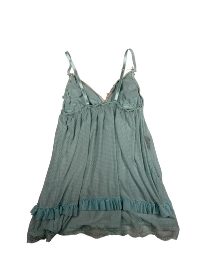 Black Fuchsia Baby Blue Slip Top