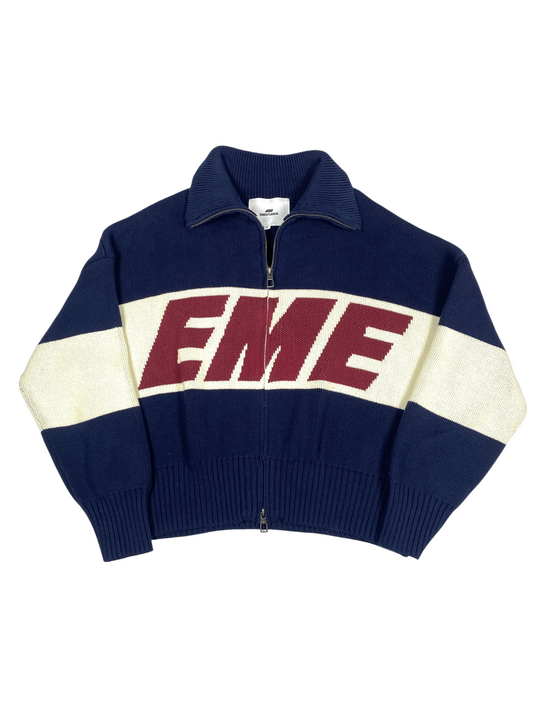 EMESTUDIOS Chunky Knitted Zip-Up