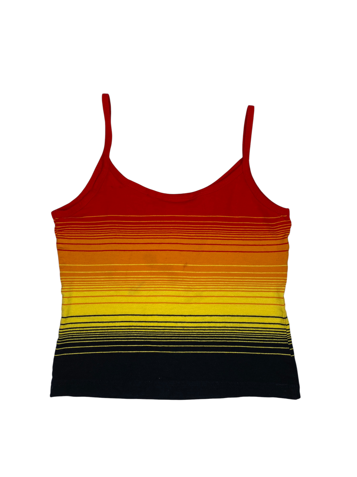 Y2K Sunset Striped Tank Top