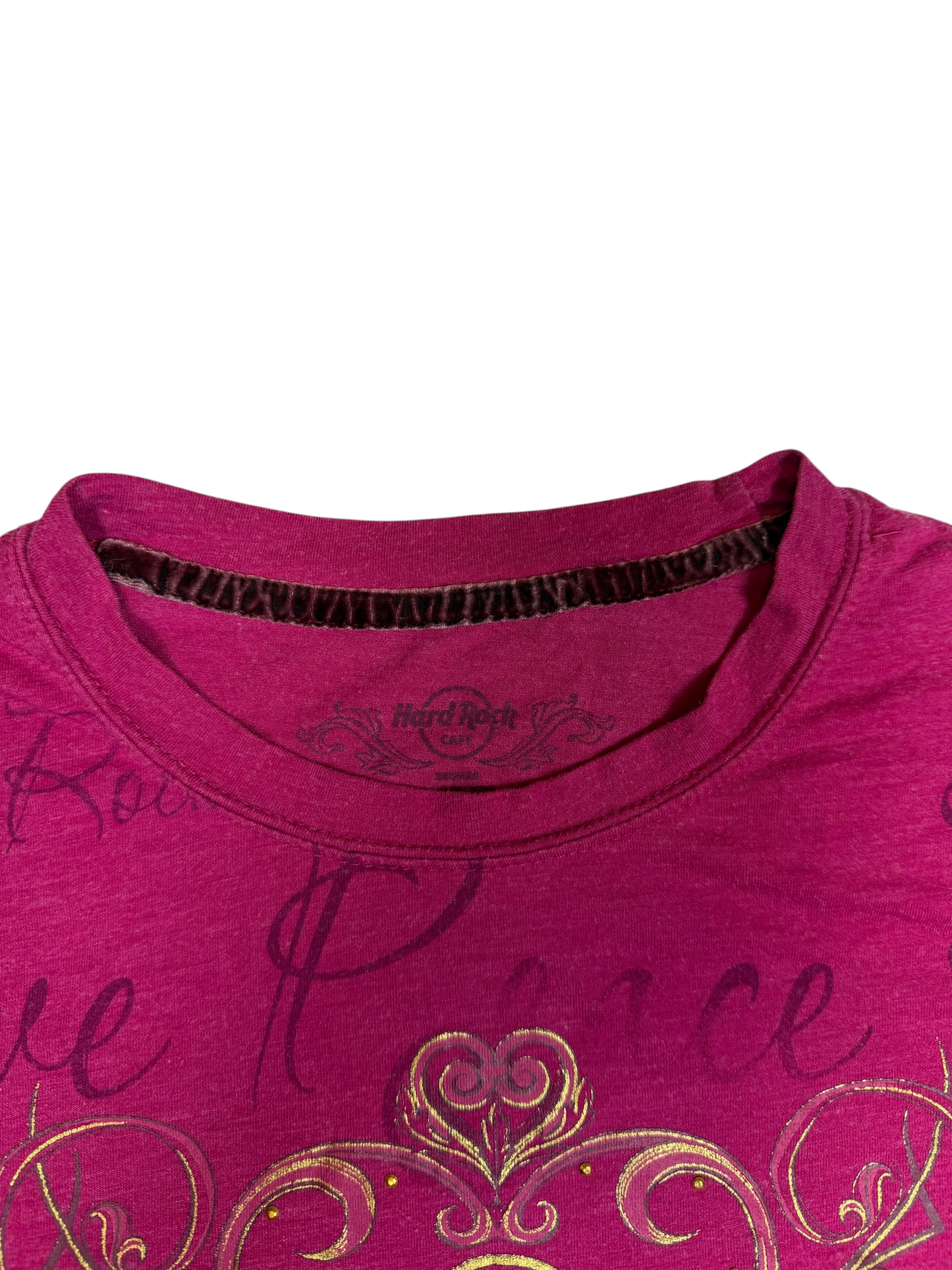 Hard Rock Cafe Purple Graphic Shirt