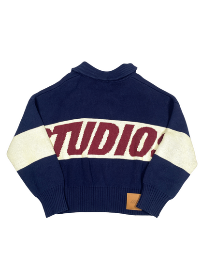 EMESTUDIOS Chunky Knitted Zip-Up