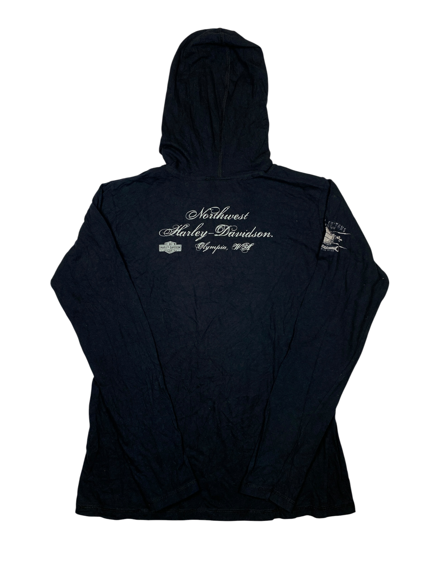 Harley Davidson Skull Hood Long Sleeve