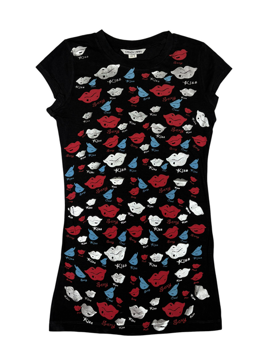 Y2K Kiss Graphic Tee