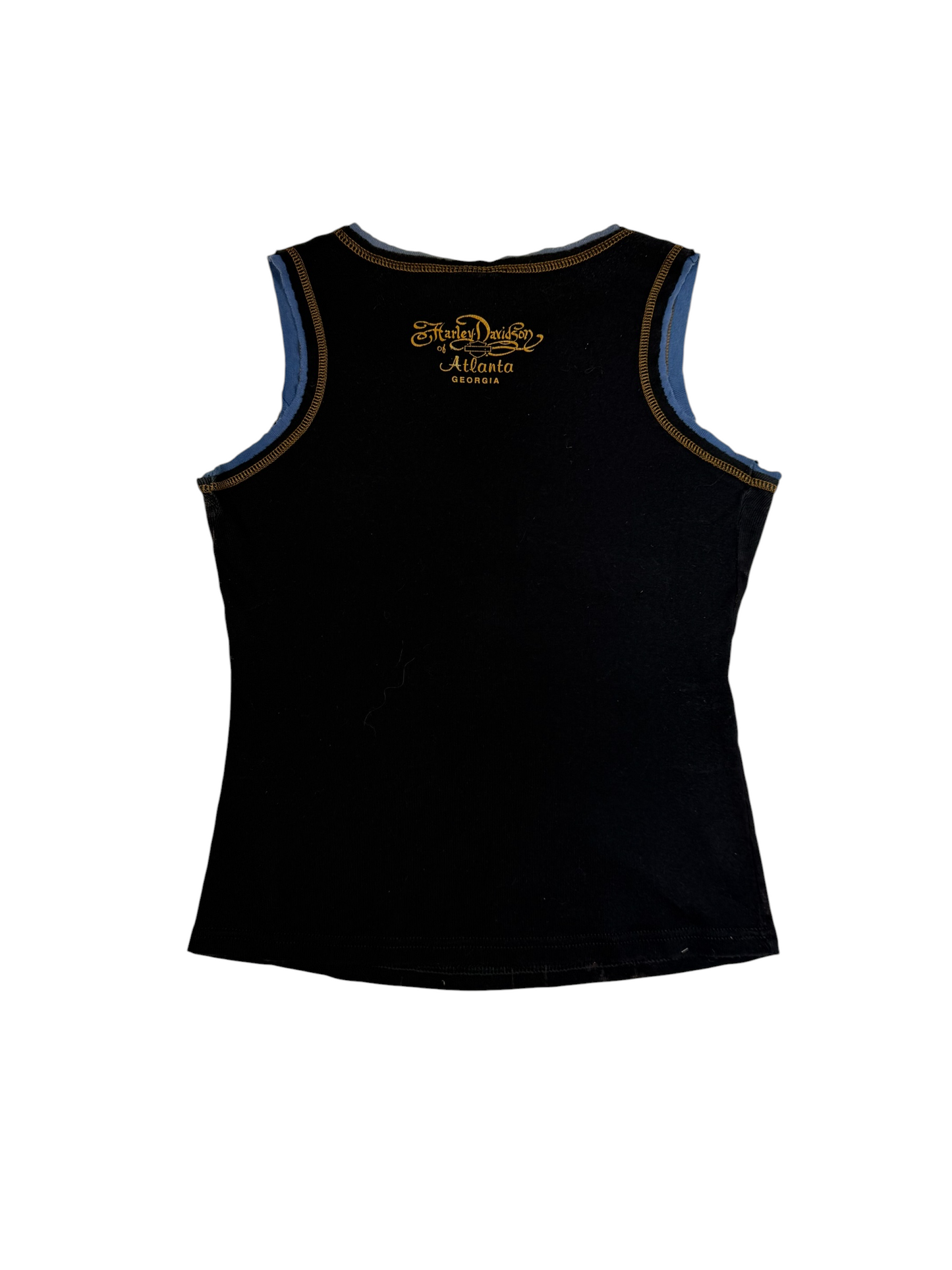 Harley Davidson Distressed Ribbed Tank