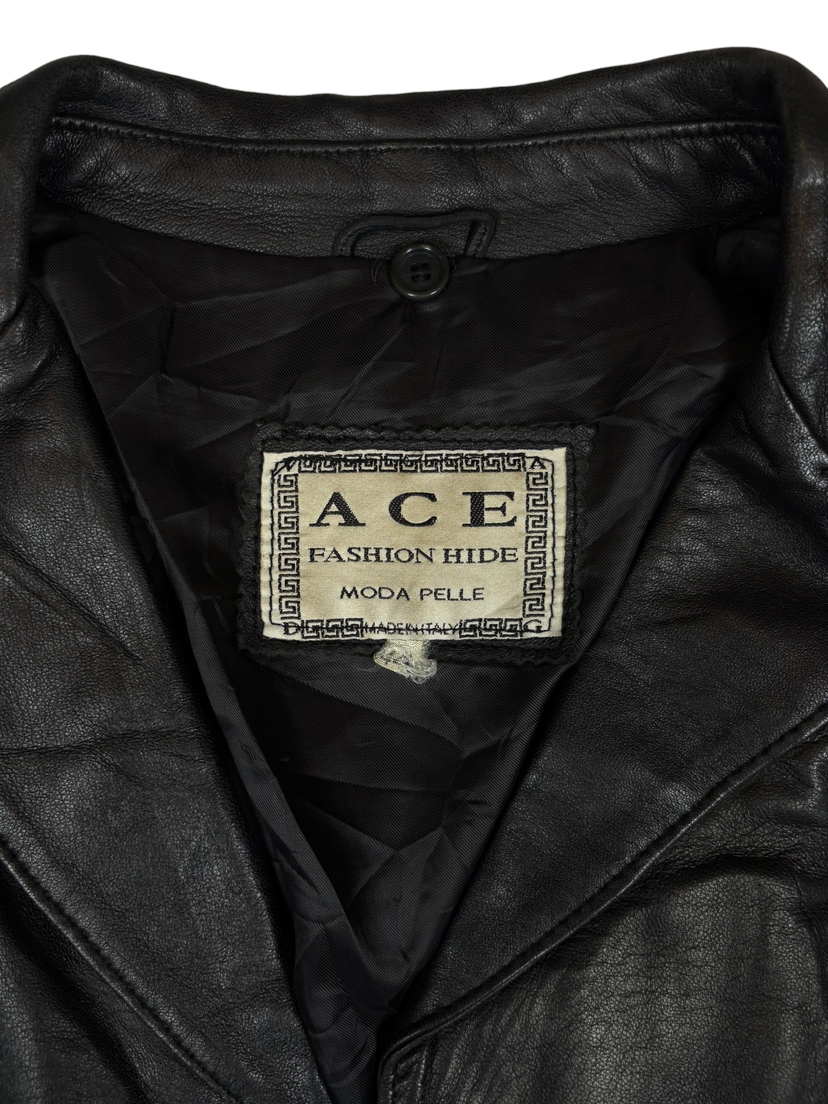 Belted Leather Jacket