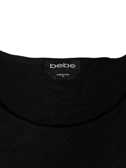 Bebe Diamond Studded Slit Tee