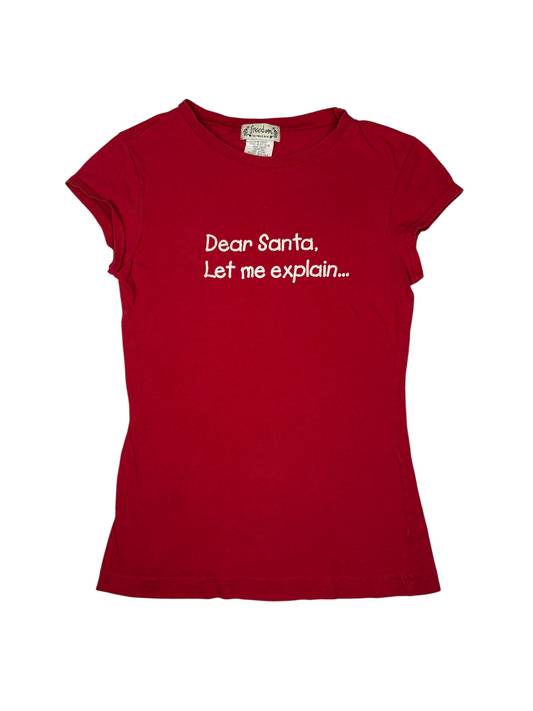 Dear Santa Graphic Baby Tee