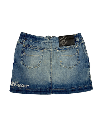 Rocawear Embroider Denim Skirt